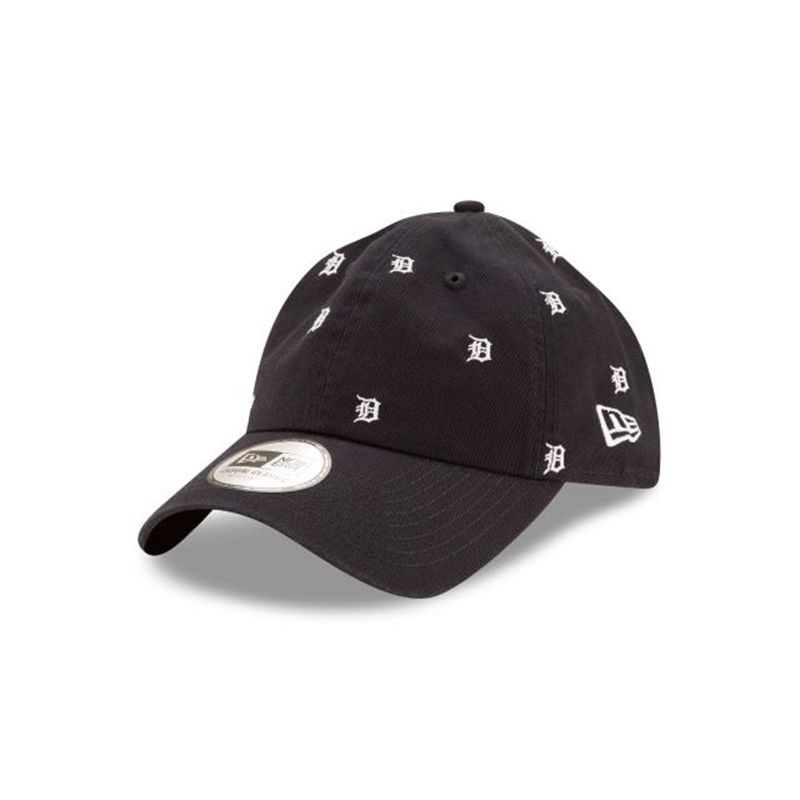 MLB Detroit Tigers All Over Logo Casual Classic Adjustable (CNG4207) - Blue New Era Caps